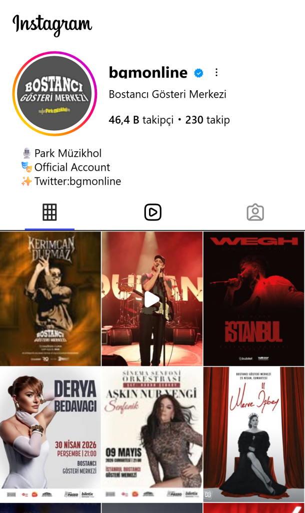 @bgmonline Instagram profili