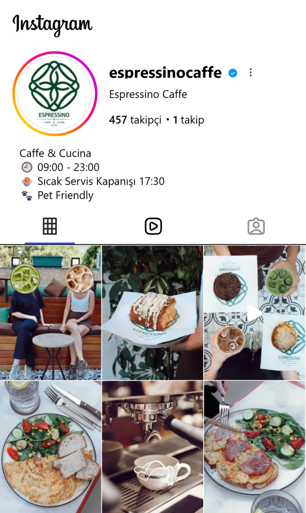 @espressinocaffe sosyal medya içerikleri