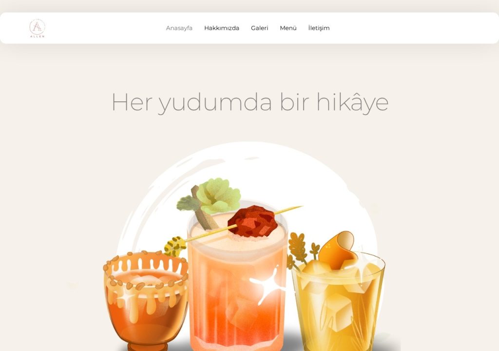 Allen Suadiye web sitesi önizlemesi