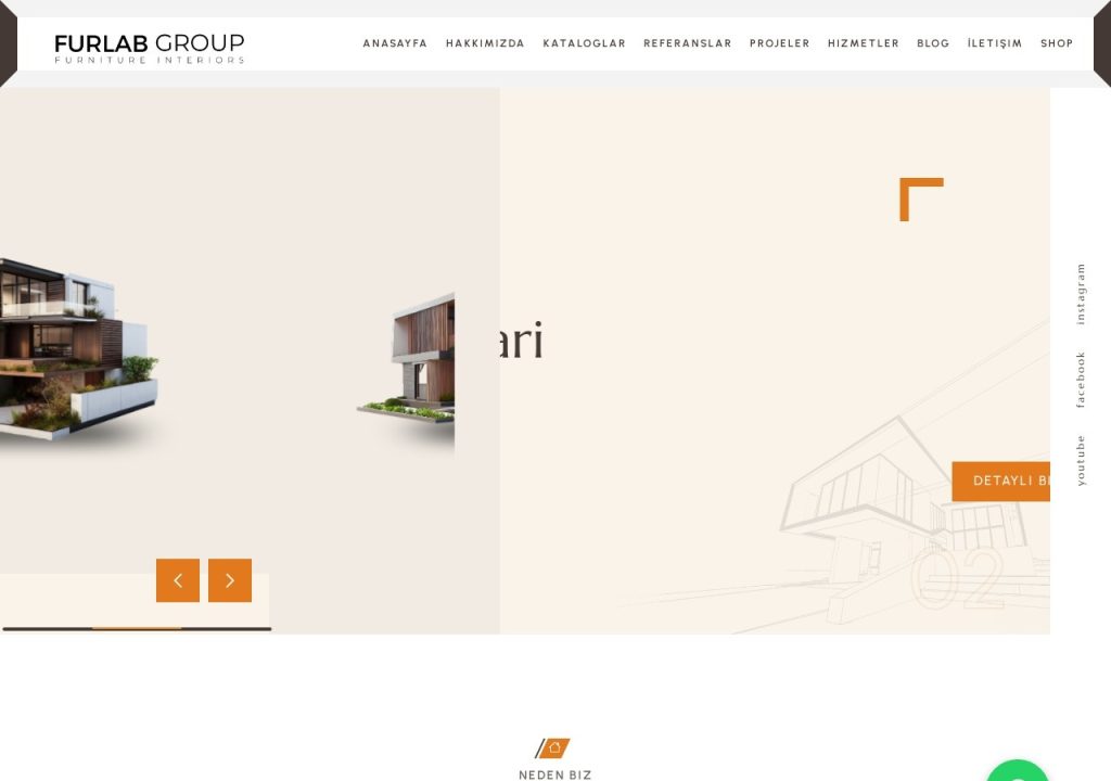 Furlab Grup web sitesi önizlemesi